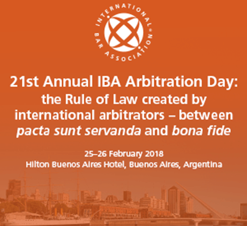 21st Annual IBA Arbitration Day