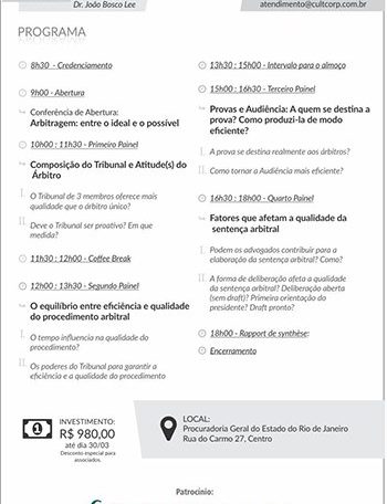 XVI Conferência de Arbitragem